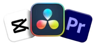 CapCut, DaVinci Resolve y Adobe Premiere Pro
